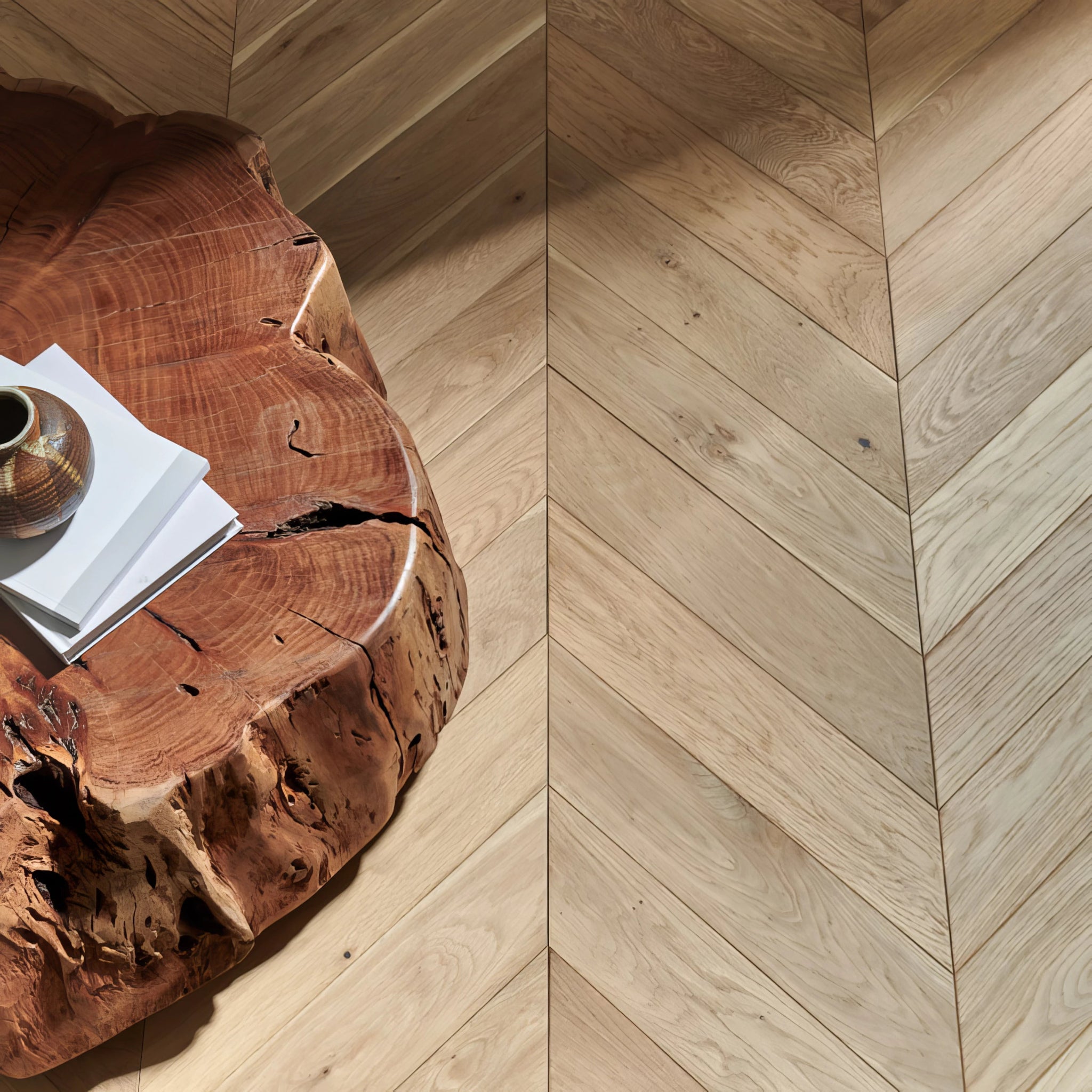 Chevron Wood Flooring - Hyperion Tiles