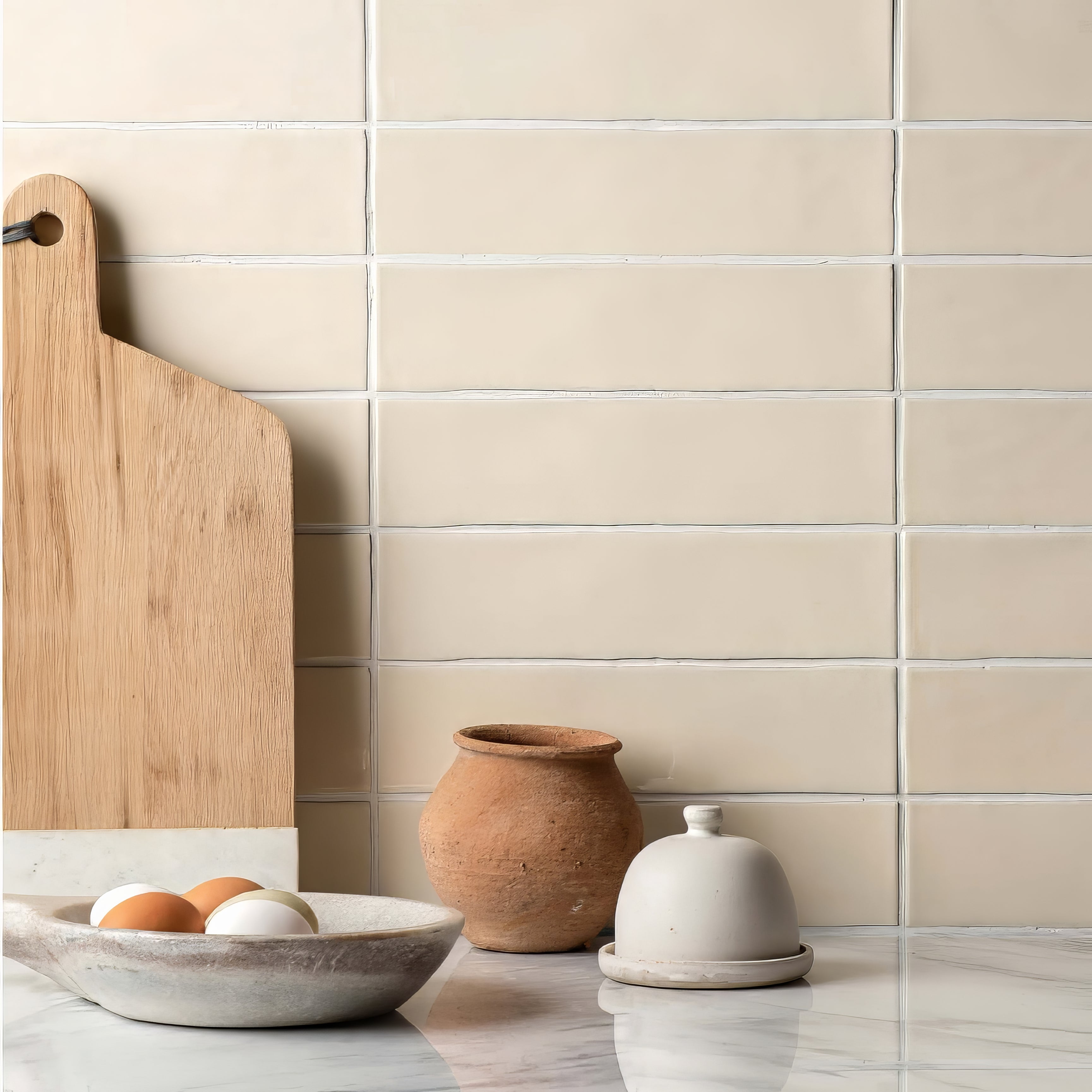 Palomino Large Brick Tile - Hyperion Tiles