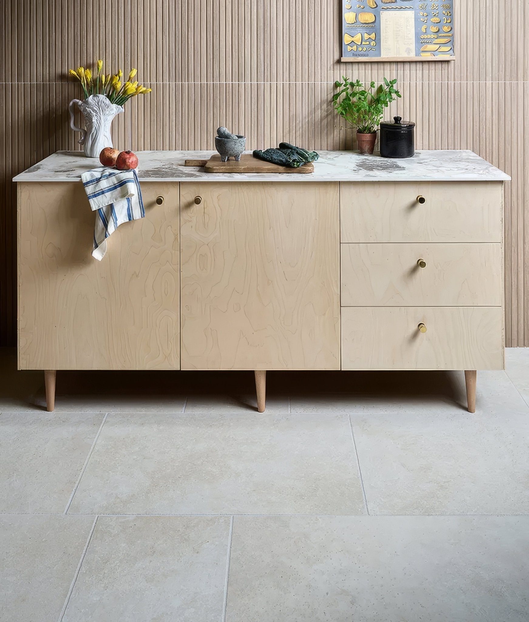 Ascoli Porcelain Avorio 40 x 60cm - Hyperion Tiles