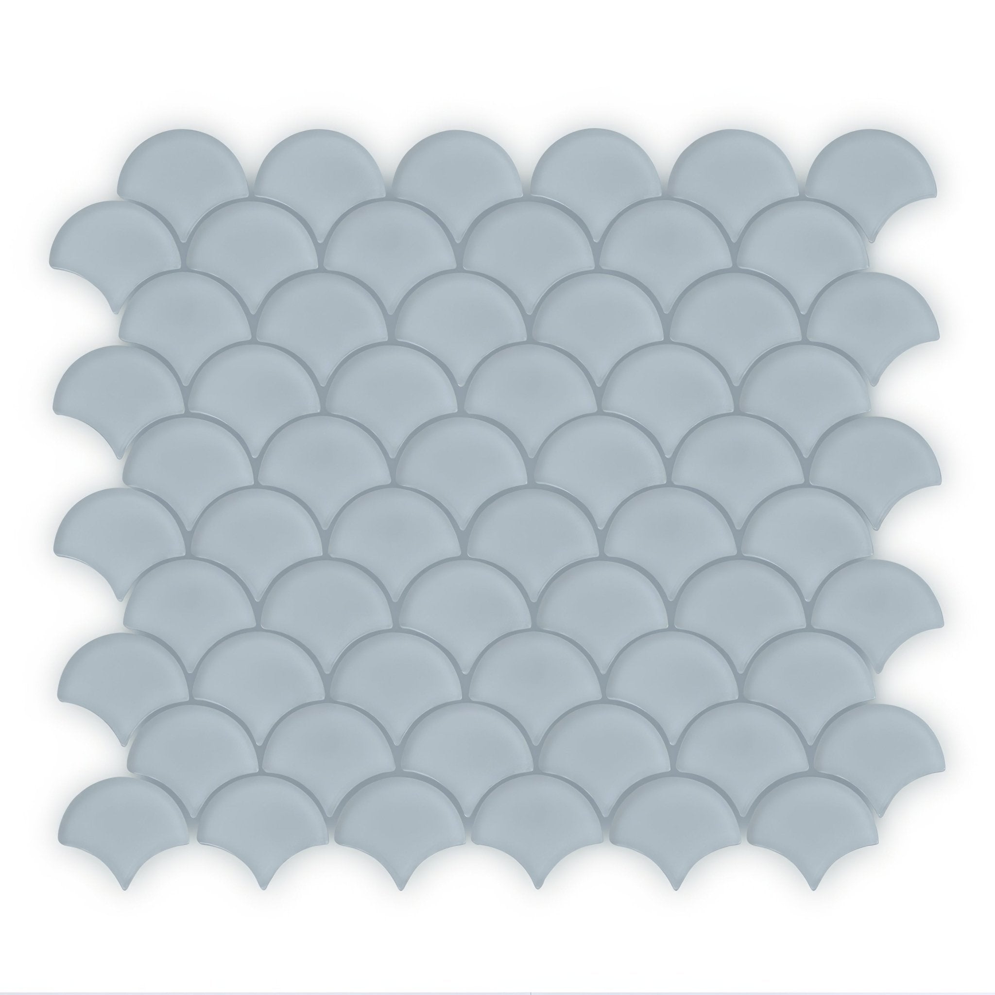 Aurora Fan Grey Mosaic - Hyperion Tiles