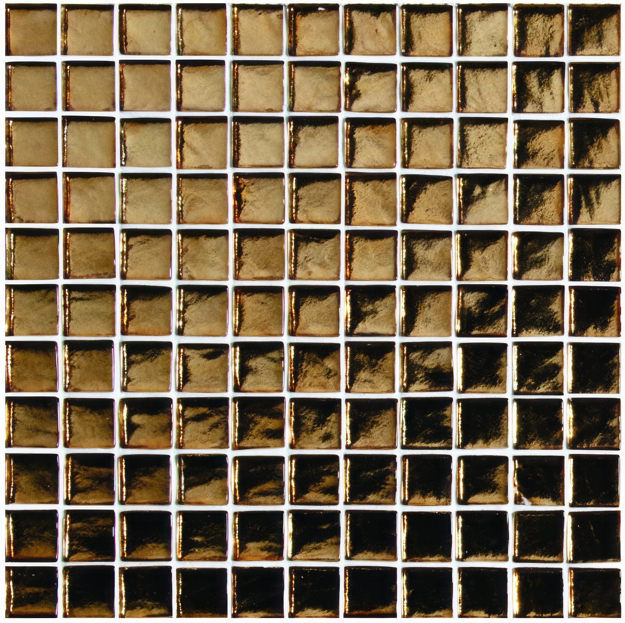 Byzantium Bronze Glass Mosaic - Hyperion Tiles