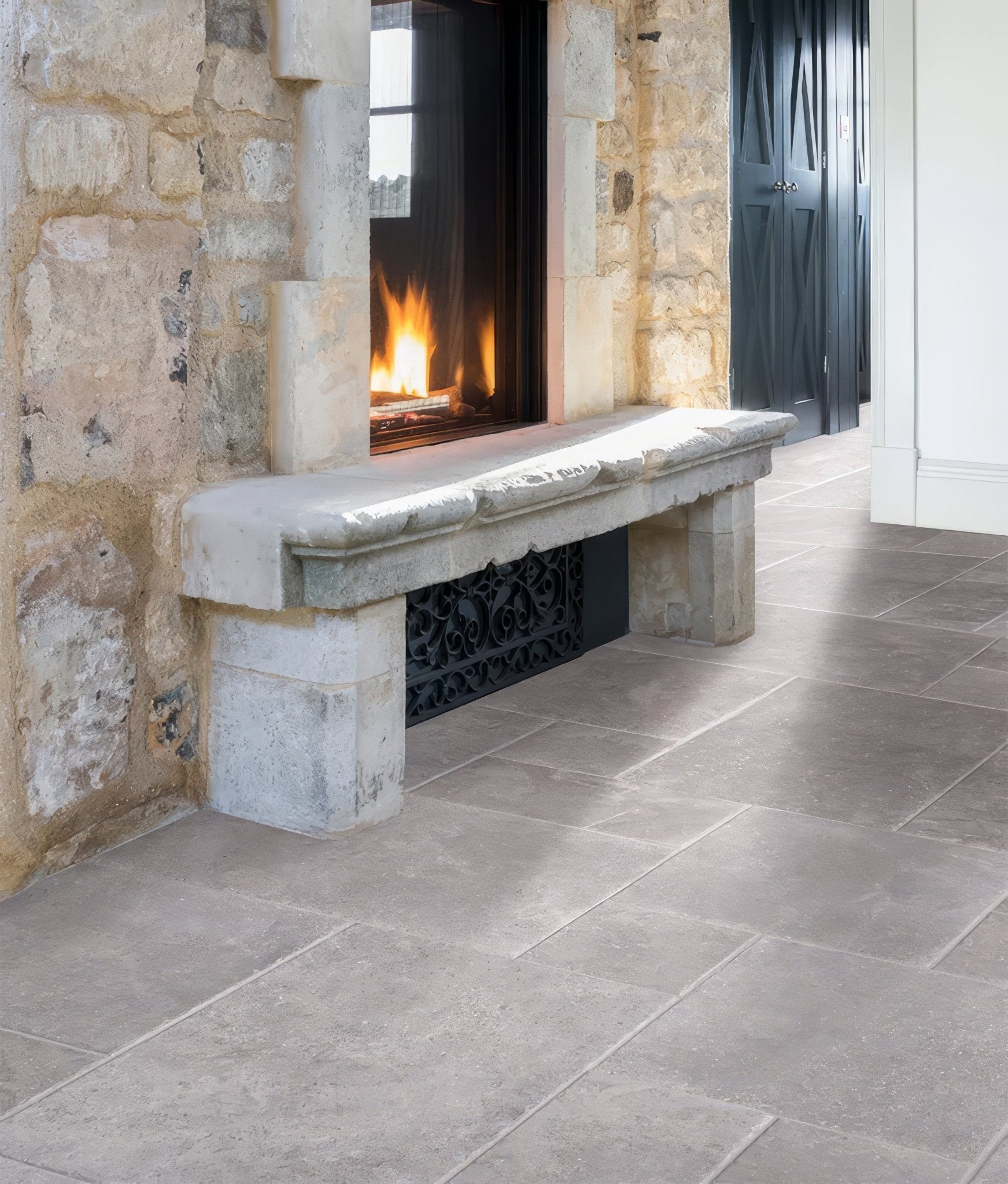 Cotehele Opus Porcelain Grey - Hyperion Tiles