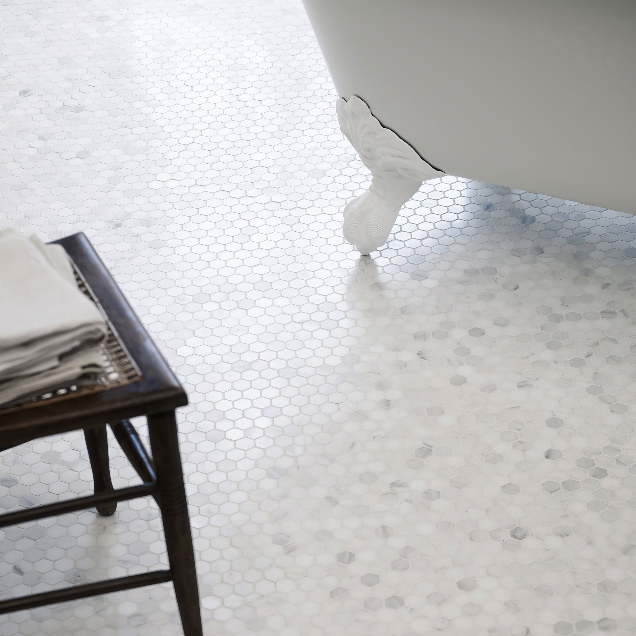 East Hampton Hexagonal Mosaic - Hyperion Tiles