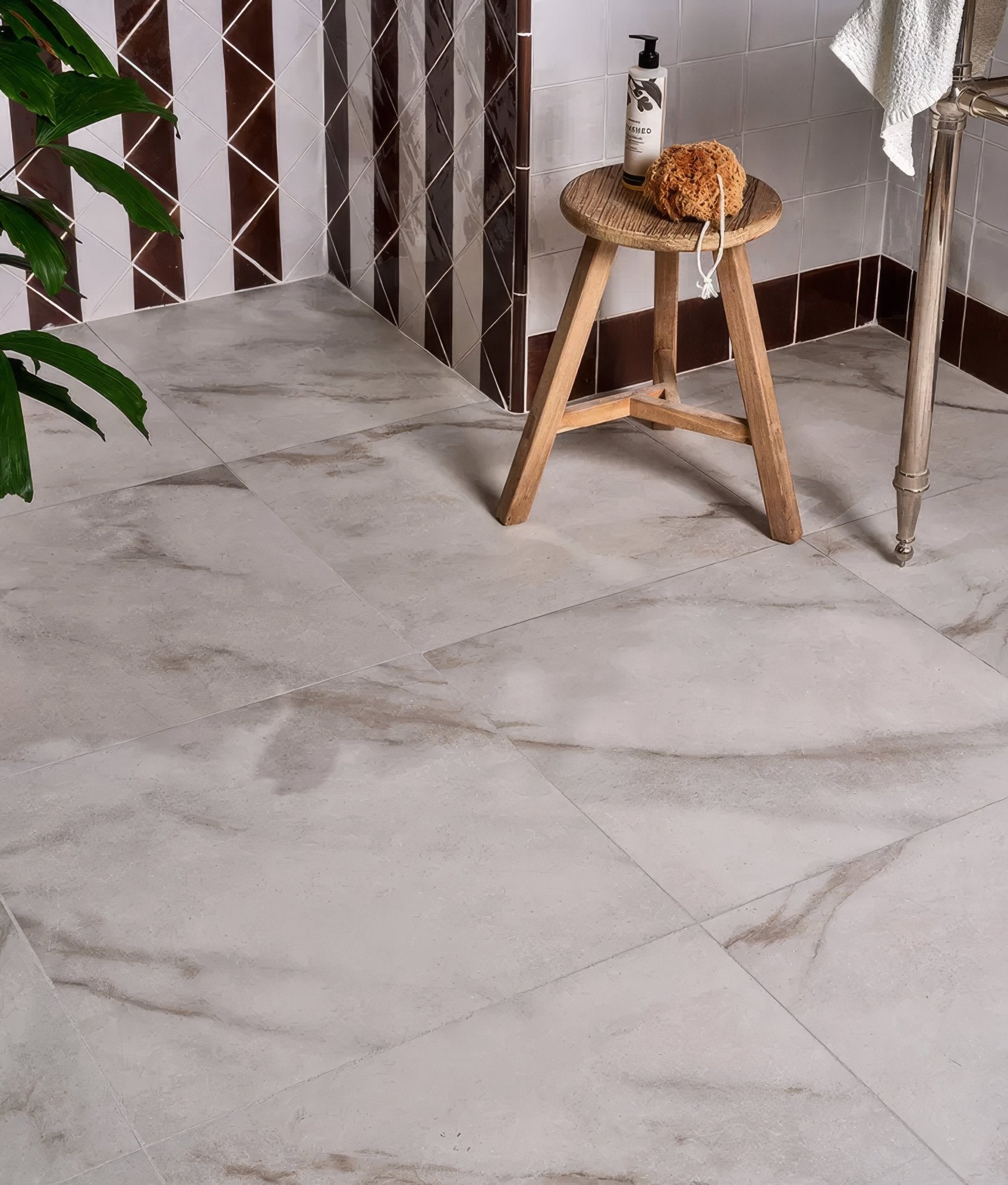 East Village Porcelain Bianco 60 x 60cm - Hyperion Tiles