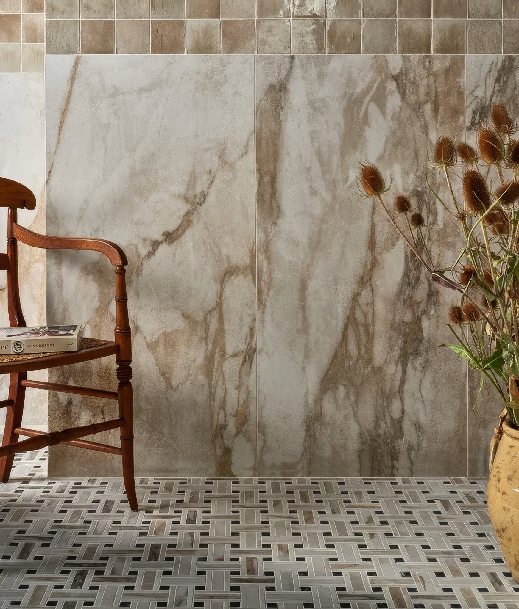 East Village Porcelain Oro 60 x 120cm - Hyperion Tiles