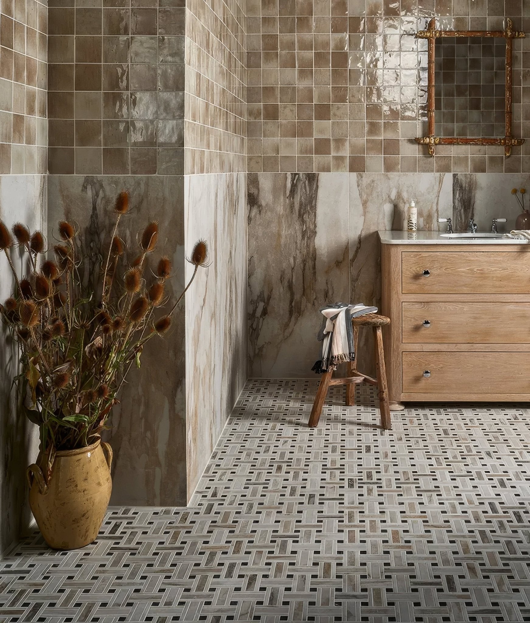 East Village Porcelain Oro 60 x 120cm - Hyperion Tiles