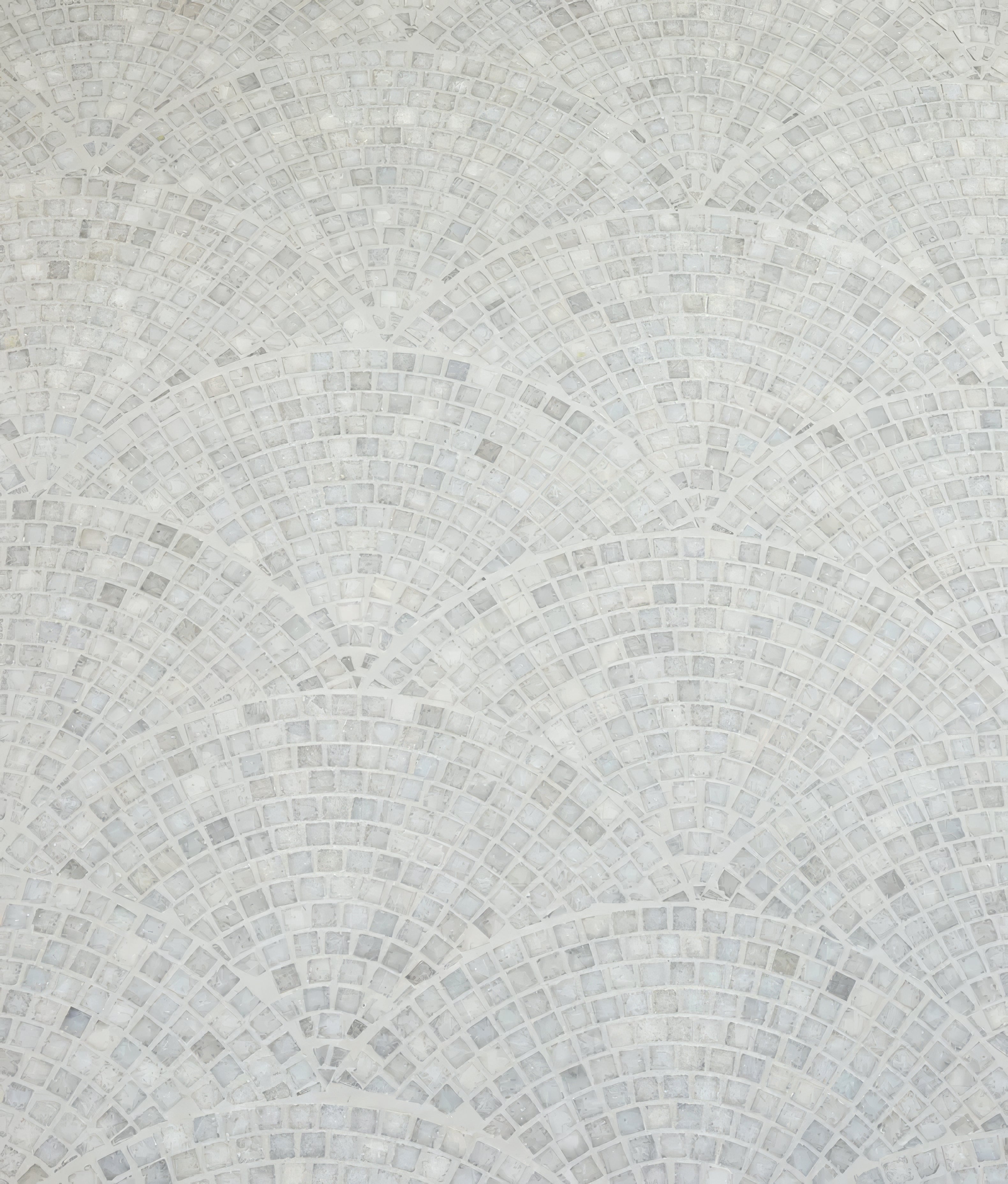 Long Island Marble Honed Fan Mosaic - Hyperion Tiles