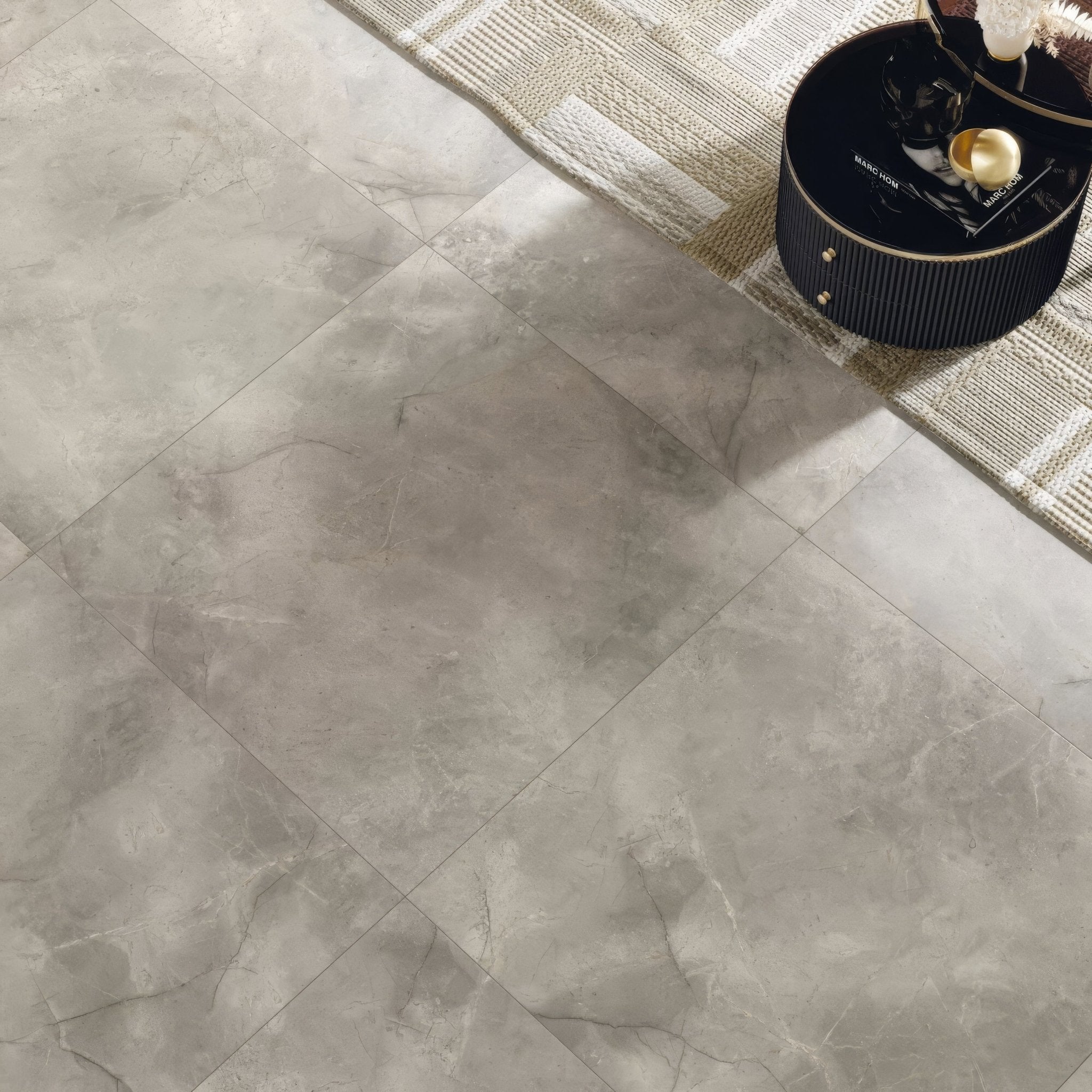 Lux Grey 60 x 60cm - Hyperion Tiles