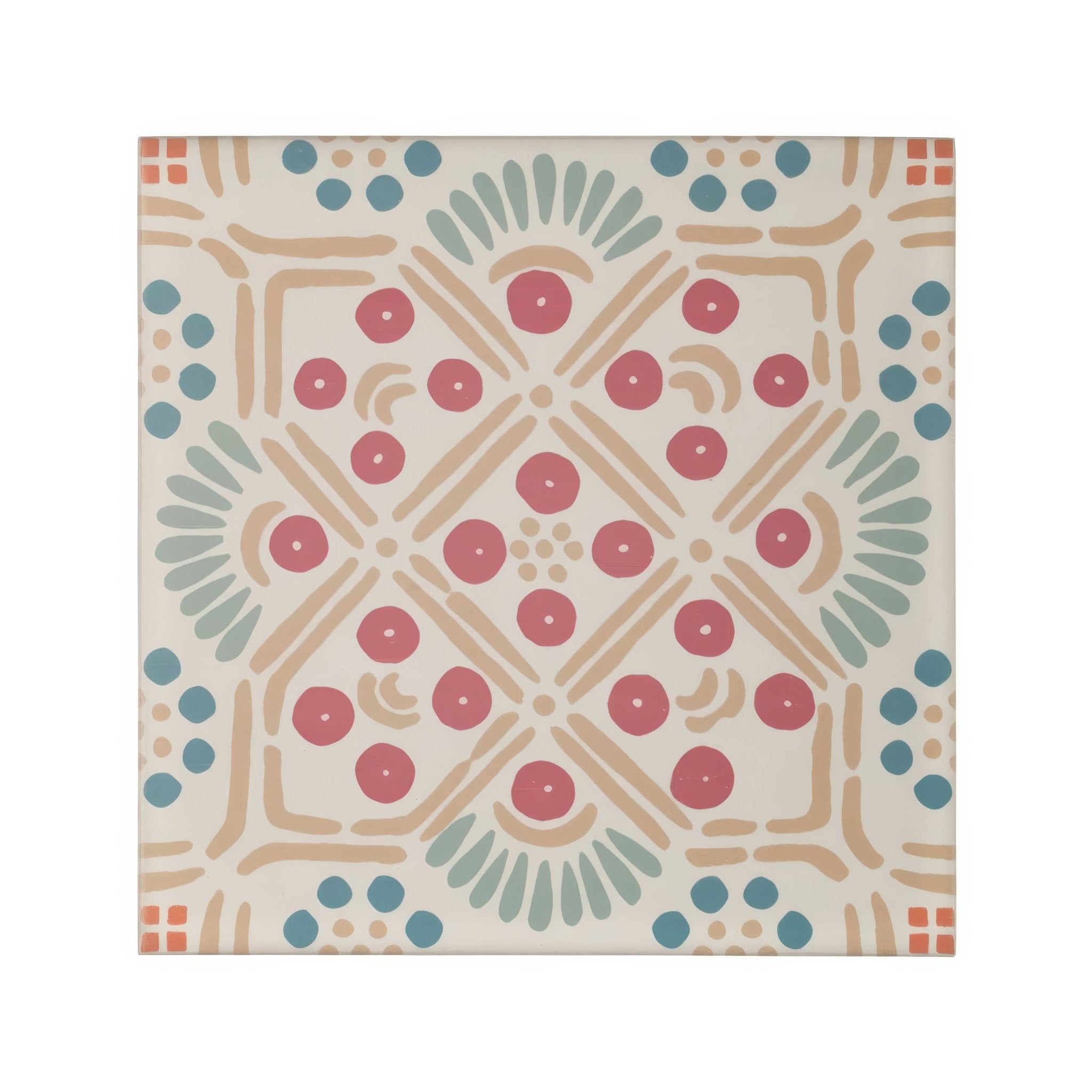 Nina Campbell Seville Coral Aqua - Hyperion Tiles