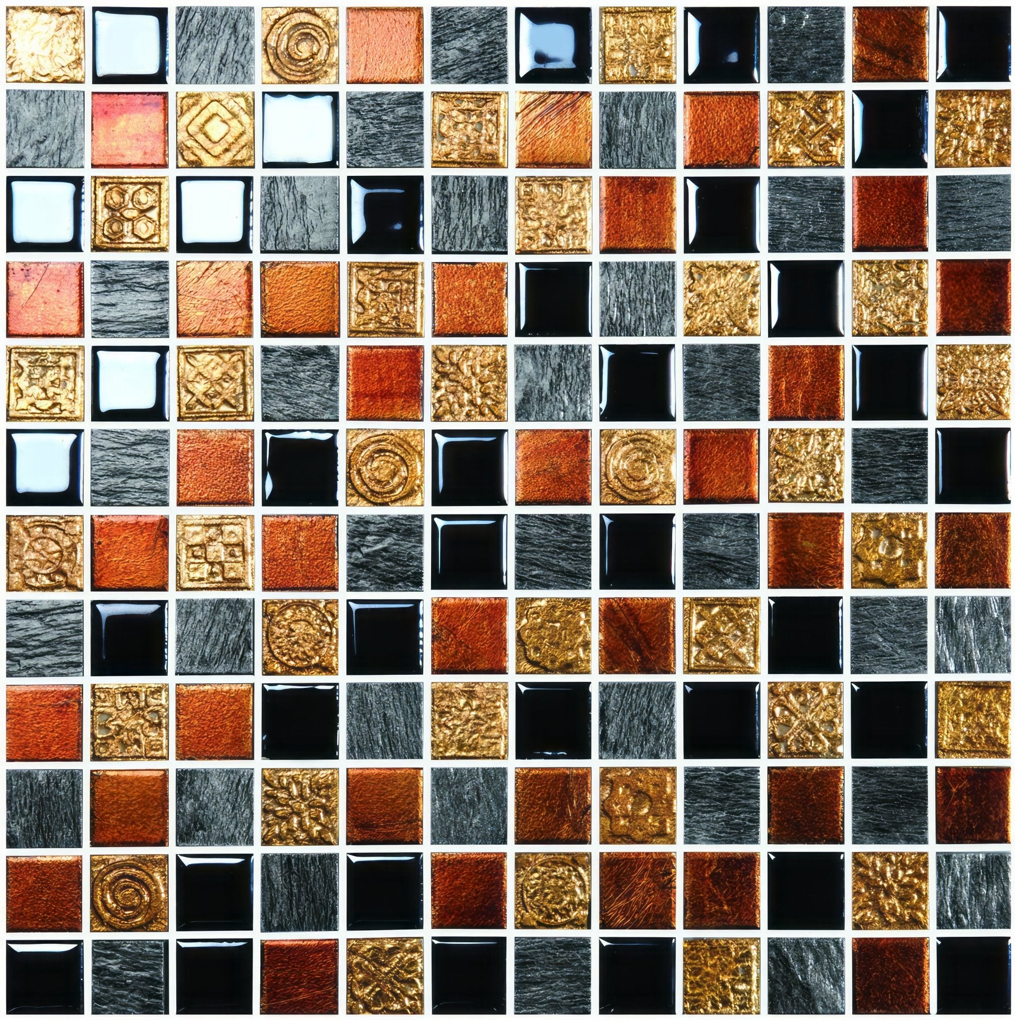 Opulence Gold Rush Mosaic - Hyperion Tiles