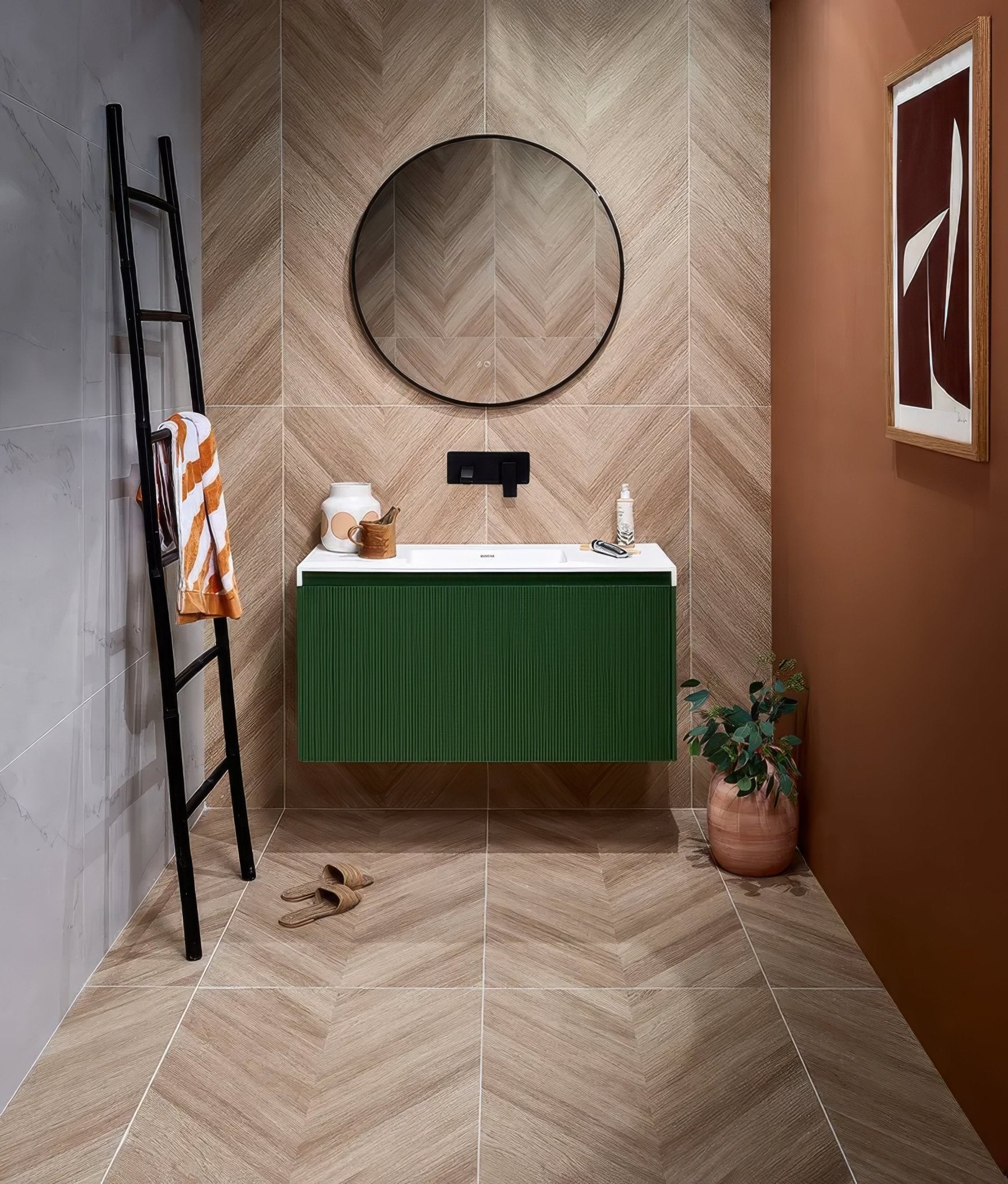 Portare Davos Chevron Porcelain Matt - Hyperion Tiles