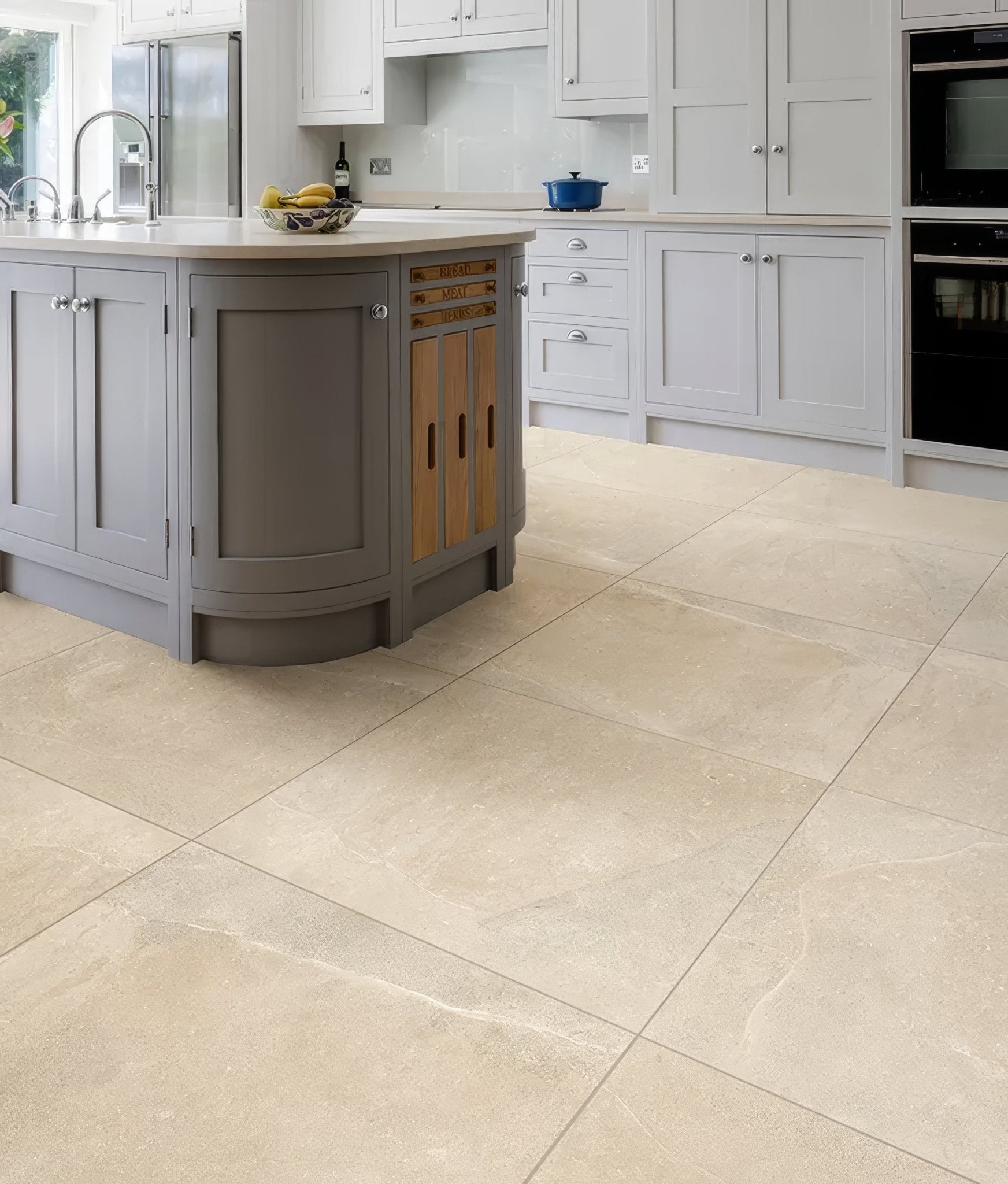 Portare Dorset Porcelain Beige 80 x 80cm - Hyperion Tiles