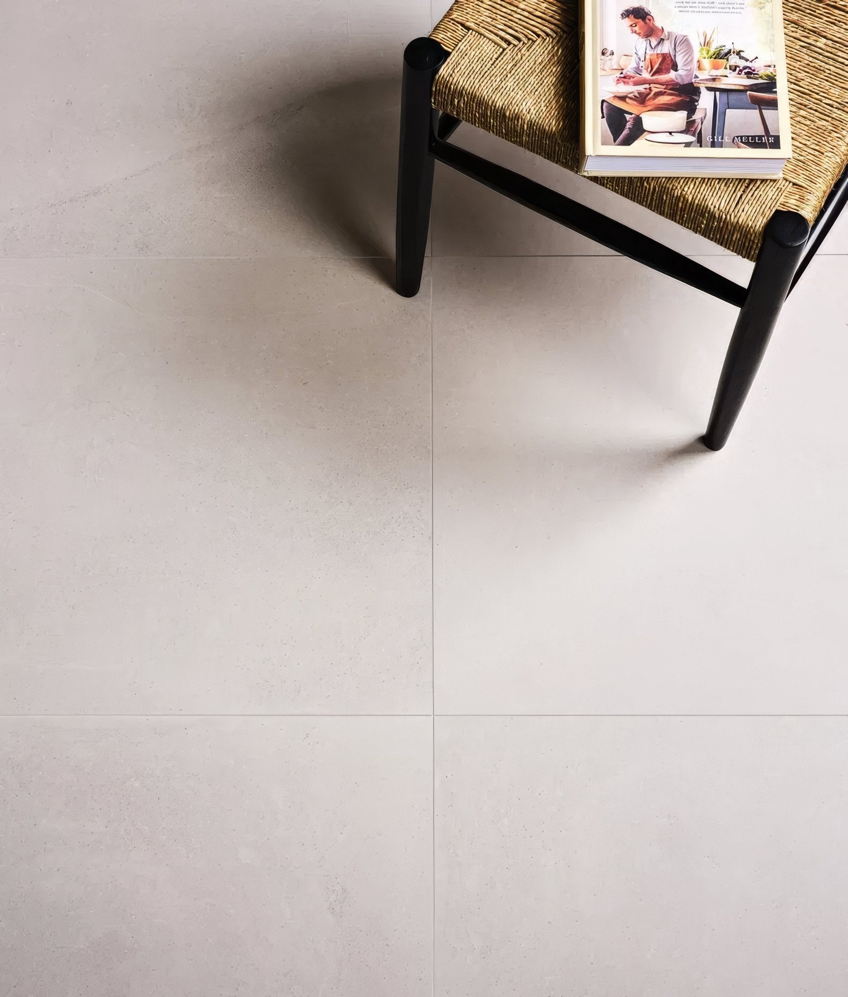 Portare Dorset Porcelain White 80 x 80cm - Hyperion Tiles