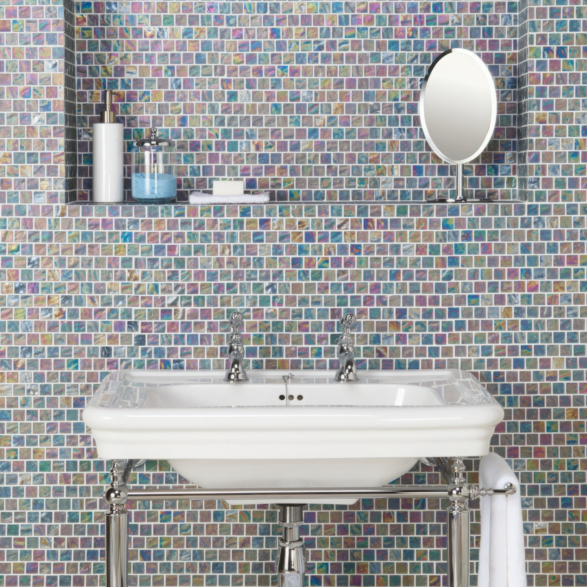 Serene Therapy Glass Mosaic - Hyperion Tiles